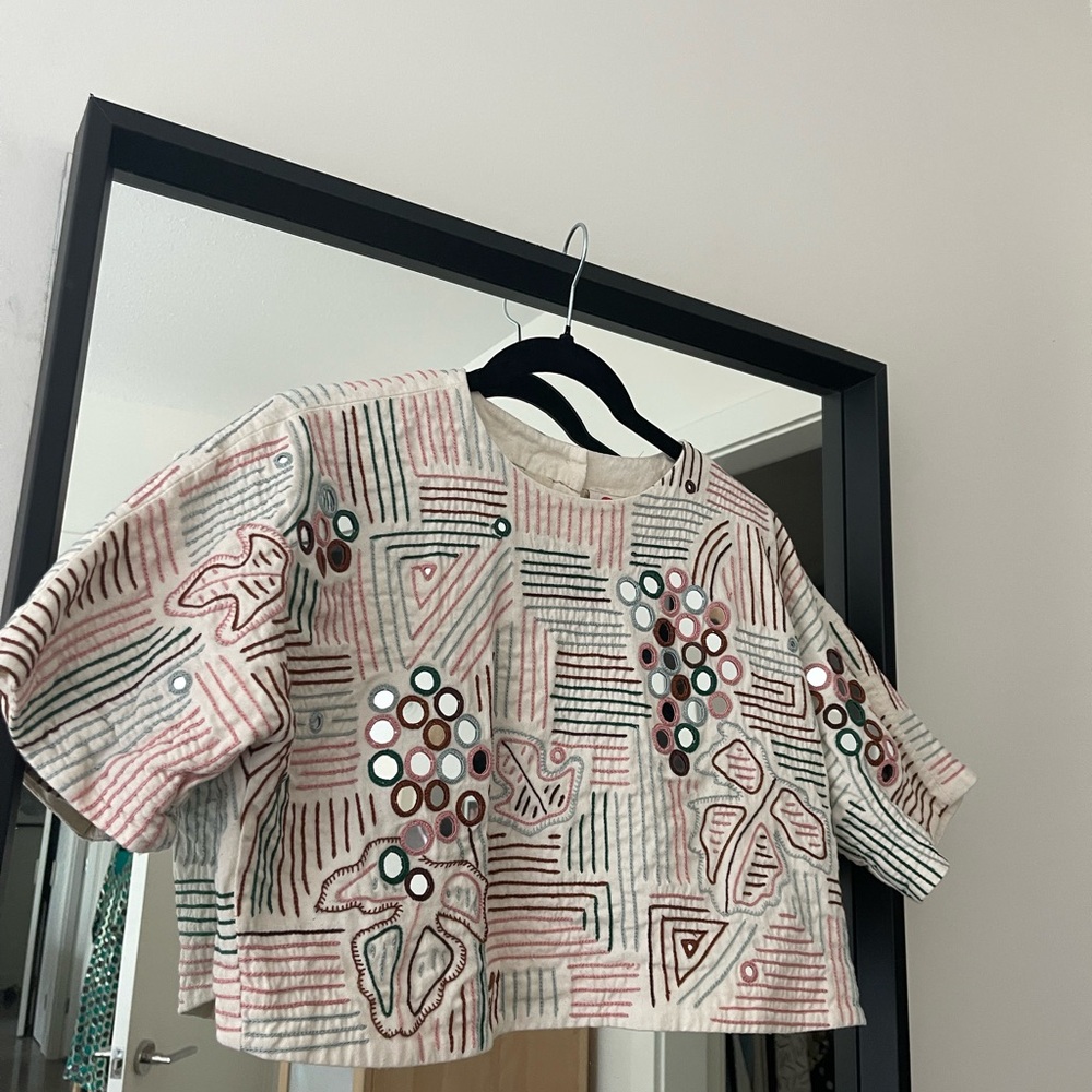Embroidered crop - Picture 3 of 6